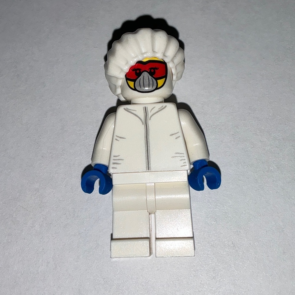 LEGO City Drone Engineer - White Safety Jumpsuit | Minifig